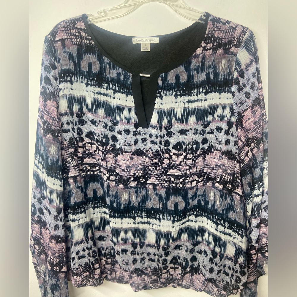 JohnPaulRichard Multicolor Patterned Top